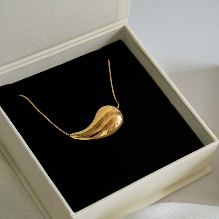 GlowDrop Stainless Steel Necklace