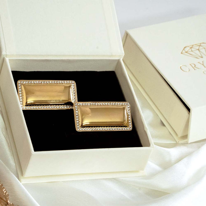 Bold Block Stainless Steel Earring