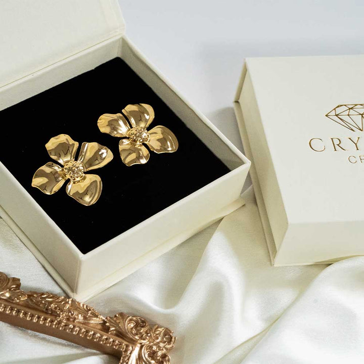 Blossom Stainless Steel Stud Earring