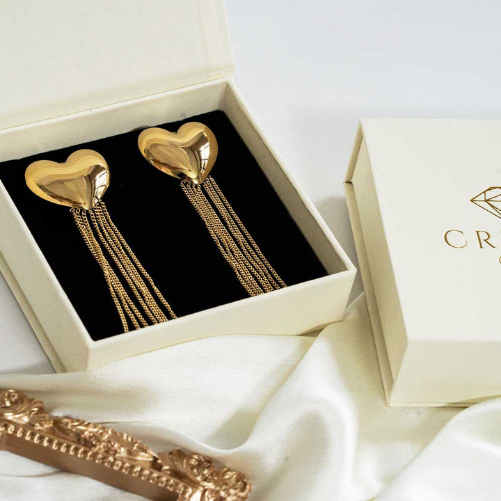 Lovestruck Heart Stainless Steel Earring