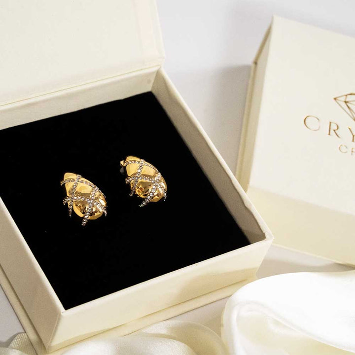 Twilight Tear Drop Stainless Steel Earring