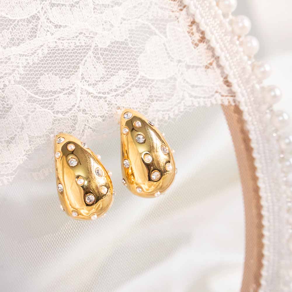 Tear Drop Stainless Steel Earring