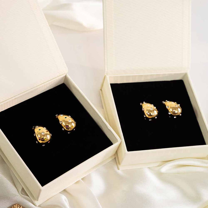 Tear Drop Stainless Steel Earring