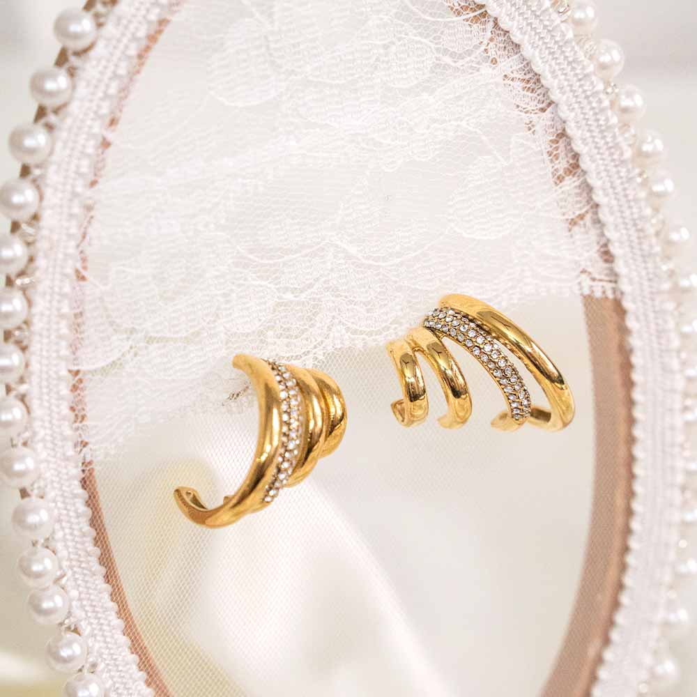 Lustre Loop Stainless Steel Earring