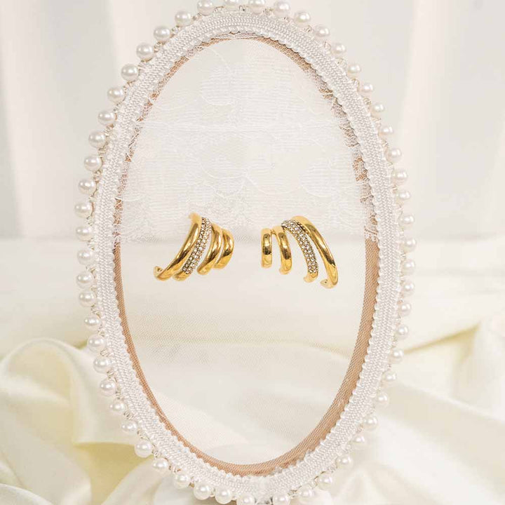 Lustre Loop Stainless Steel Earring