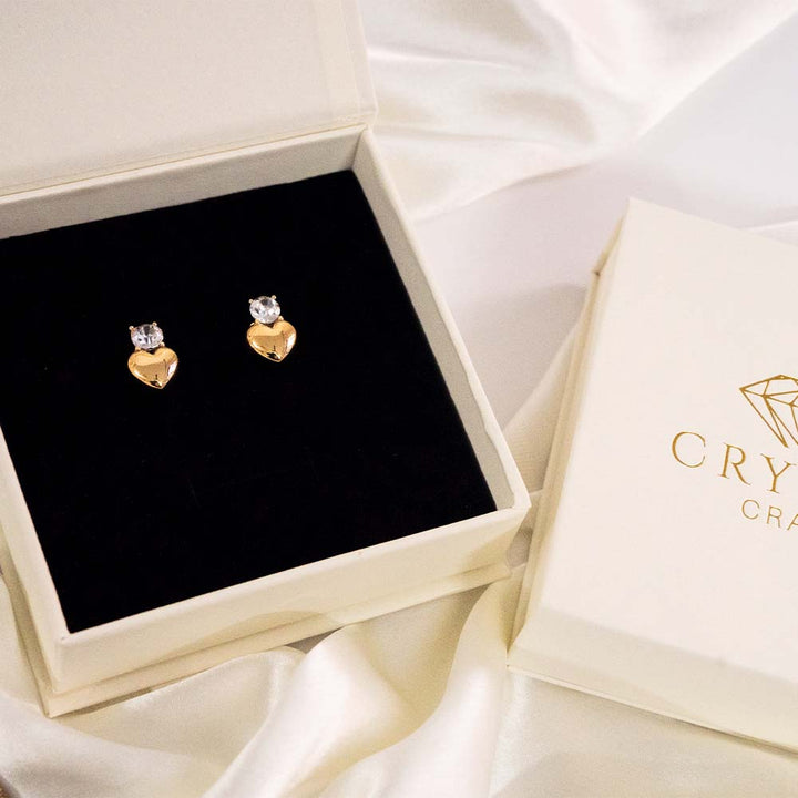 Sweet Heart Stainless Steel Stud Earring