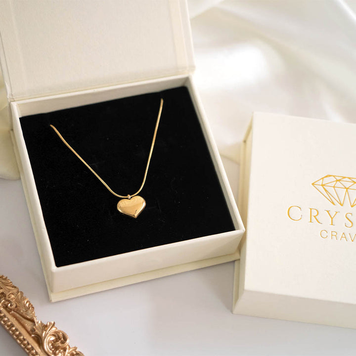 Love Stainless Steel Heart Necklace