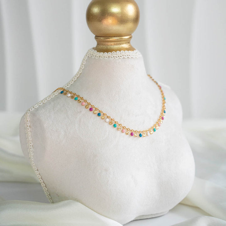 Color Burst Stainless Steel Necklace