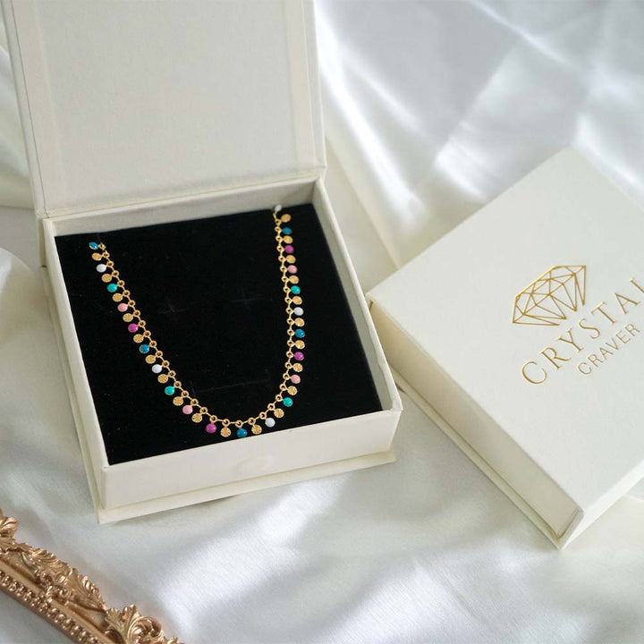 Color Burst Stainless Steel Necklace