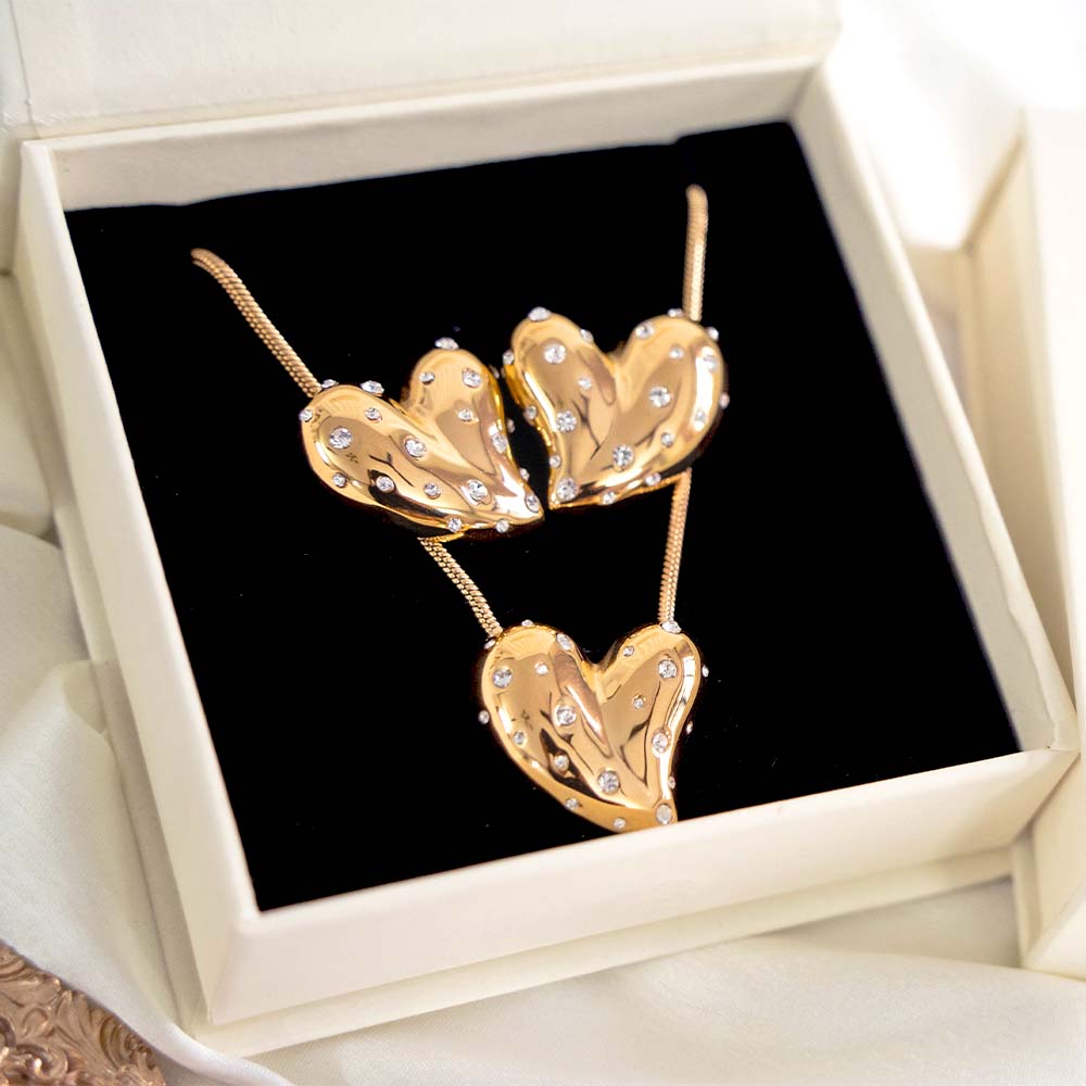 LoveBound Combo Necklace & Earring Set