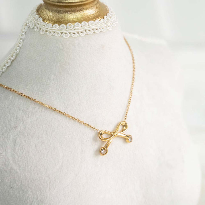 Whimsical Bow Necklace Set Combo
