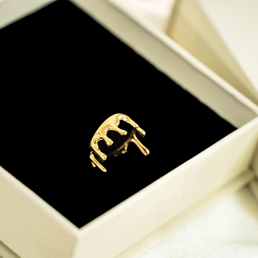 Lava Stainless Steel Ring