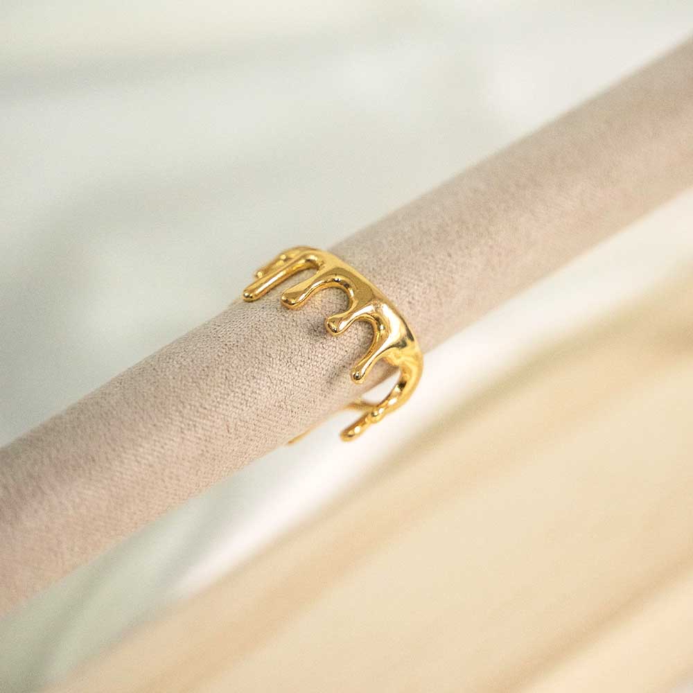 Lava Stainless Steel Ring