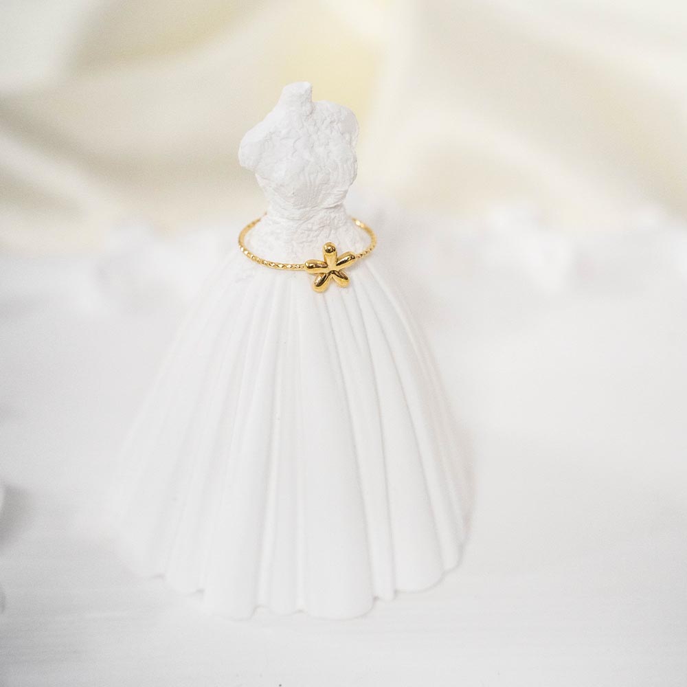 Delicate Stainless Steel Ring Set