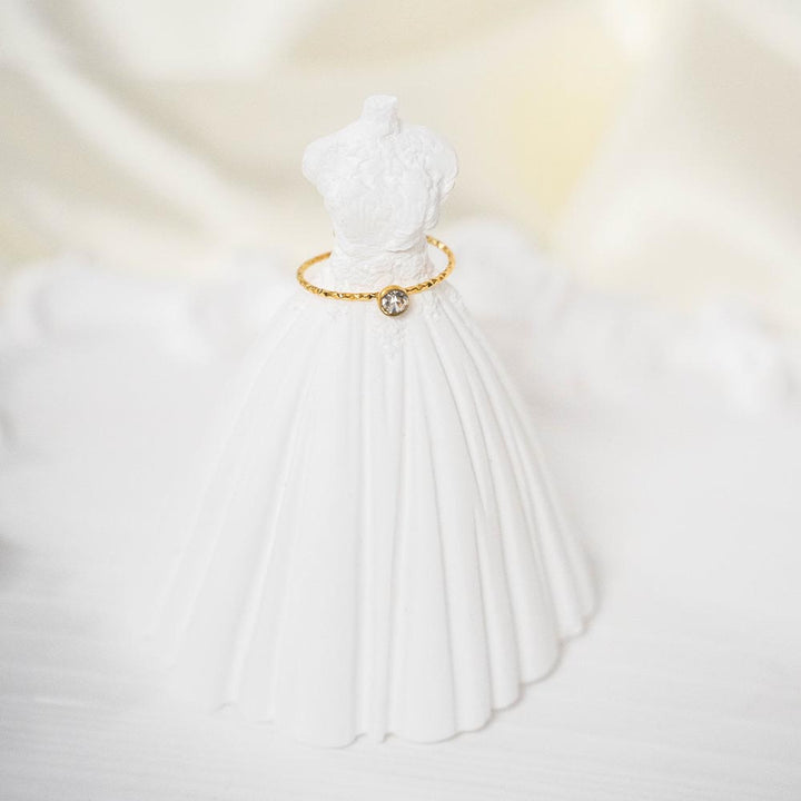 Delicate Stainless Steel Ring Set