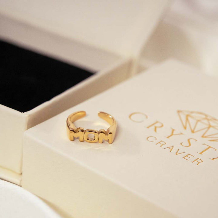 Mom Stainless Steel Ring