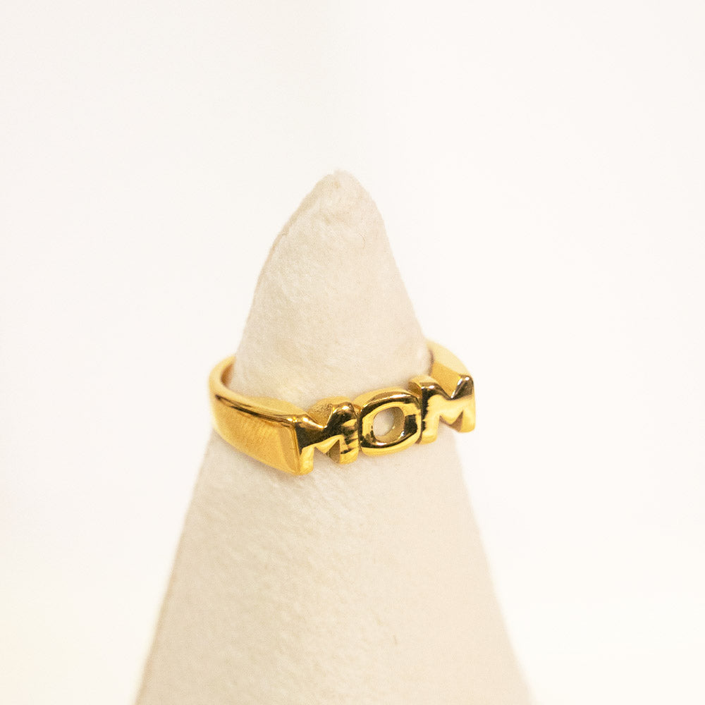 Mom Stainless Steel Ring