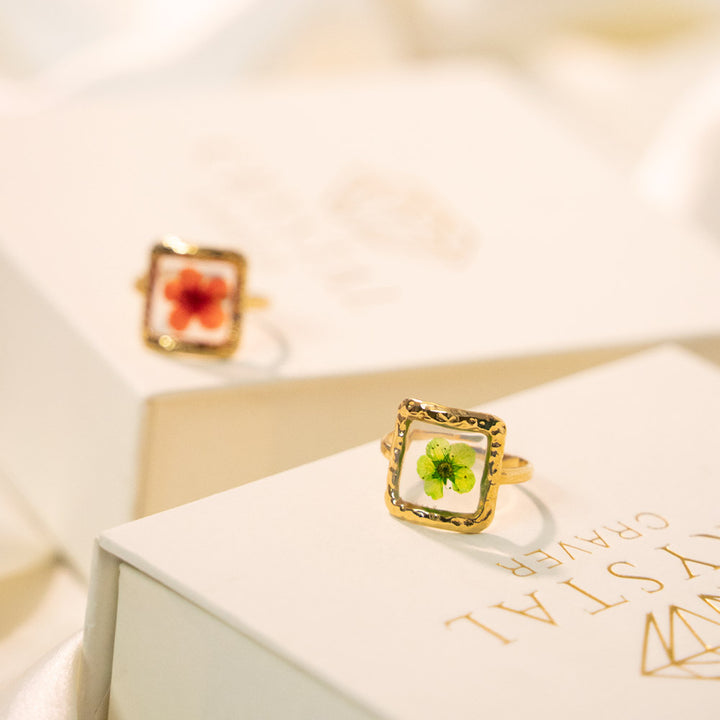 Eternal Plum Stainless Steel Ring