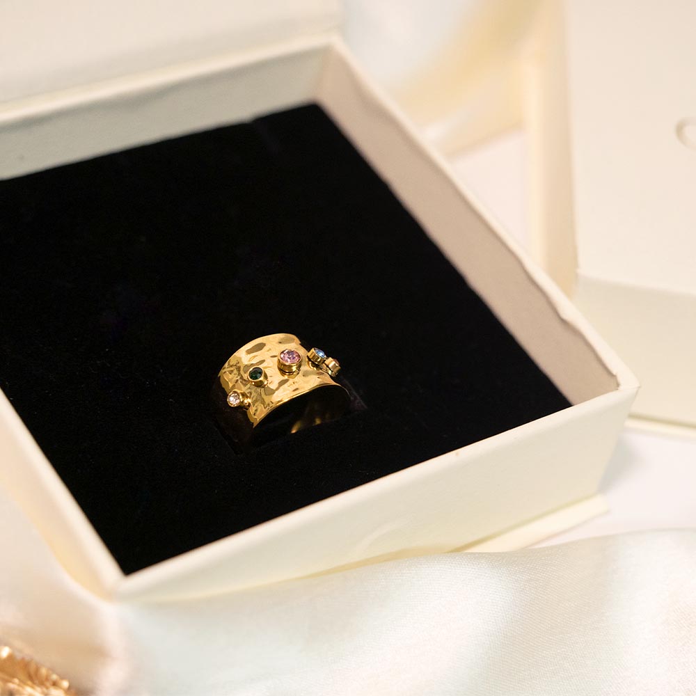 Aurora Stainless Steel Ring