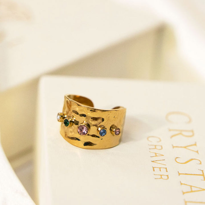 Aurora Stainless Steel Ring