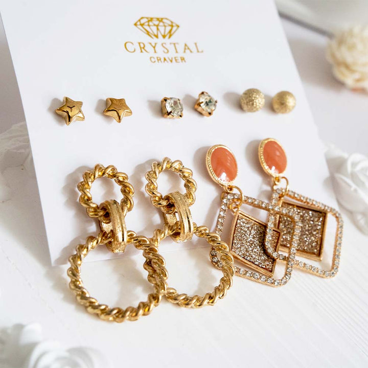 Glow Diva Tassel Earring Set