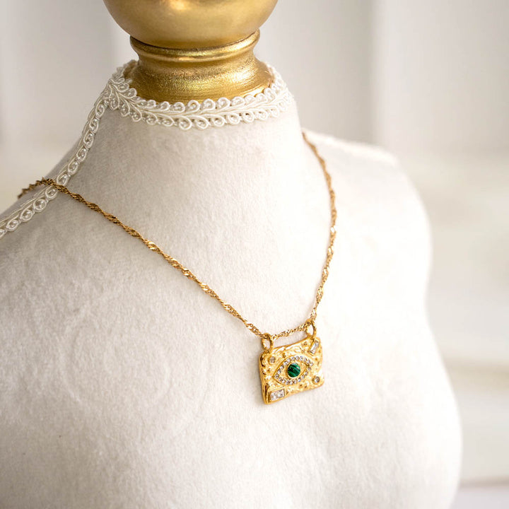 Evil Eye Stainless Steel Necklace