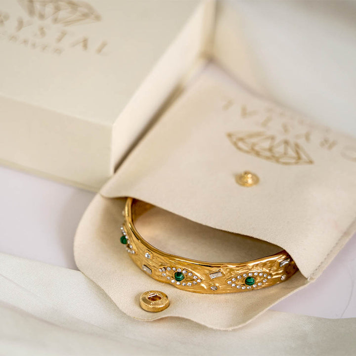 Evil Eye Stainless Steel Bangle