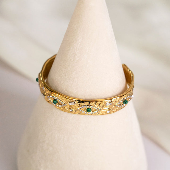 Evil Eye Stainless Steel Bangle