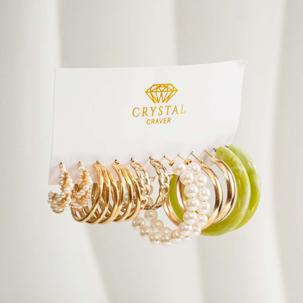 Hetro Hoops Earring Set Of 6