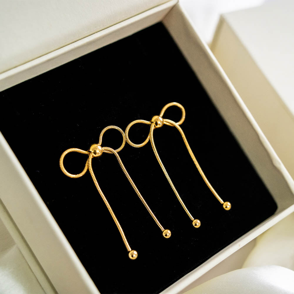 Bow Knot Ring & Earring Set