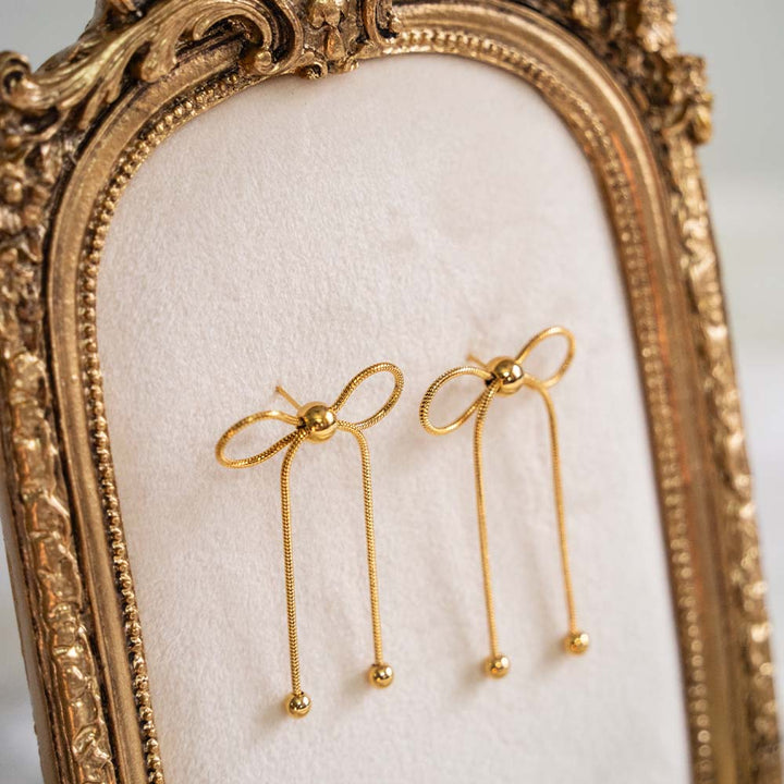 Bow Knot Ring & Earring Set
