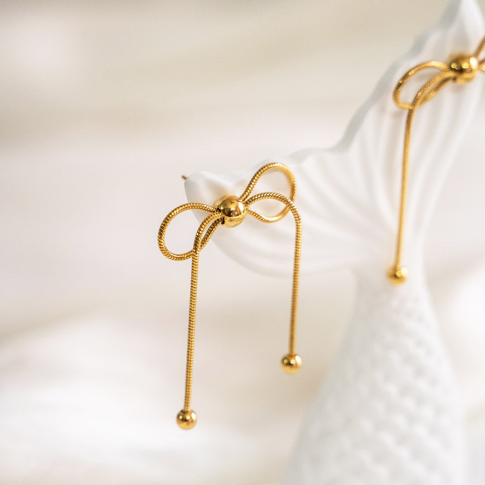 Bow Knot Ring & Earring Set