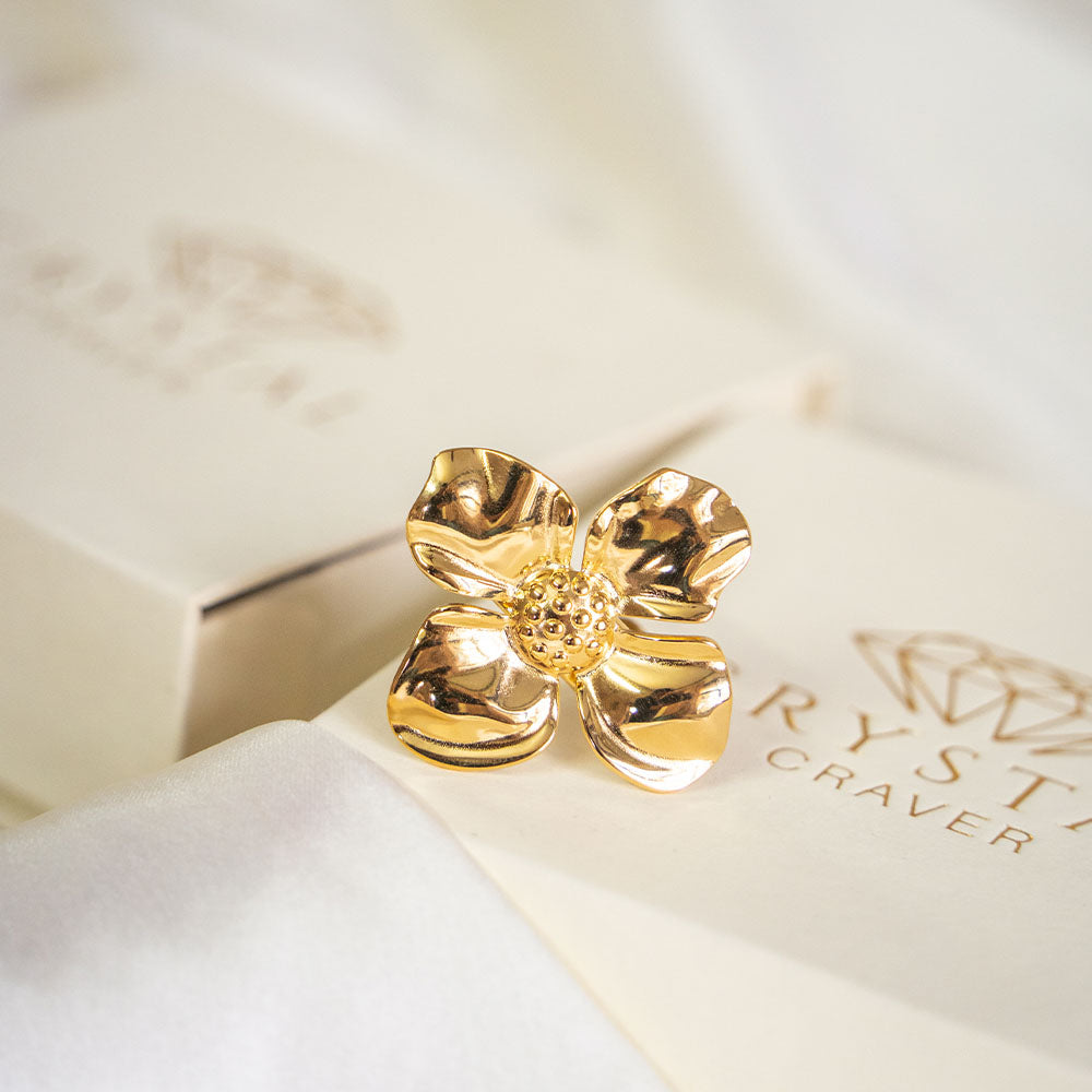 Blossom Stainless Steel Ring