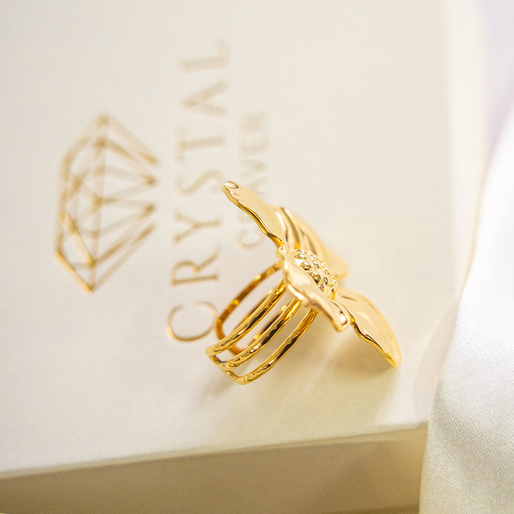 Blossom Stainless Steel Ring