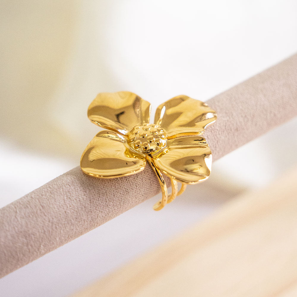 Blossom Stainless Steel Ring