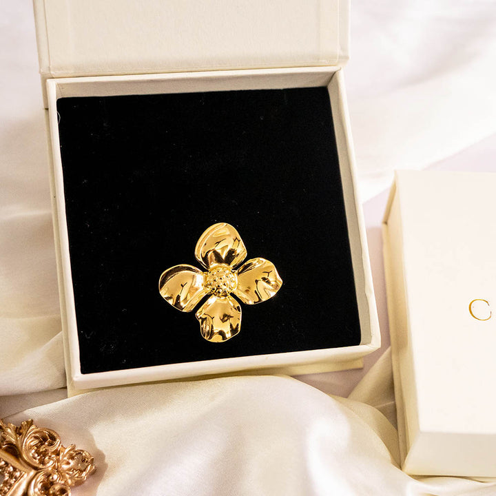 Blossom Stainless Steel Ring