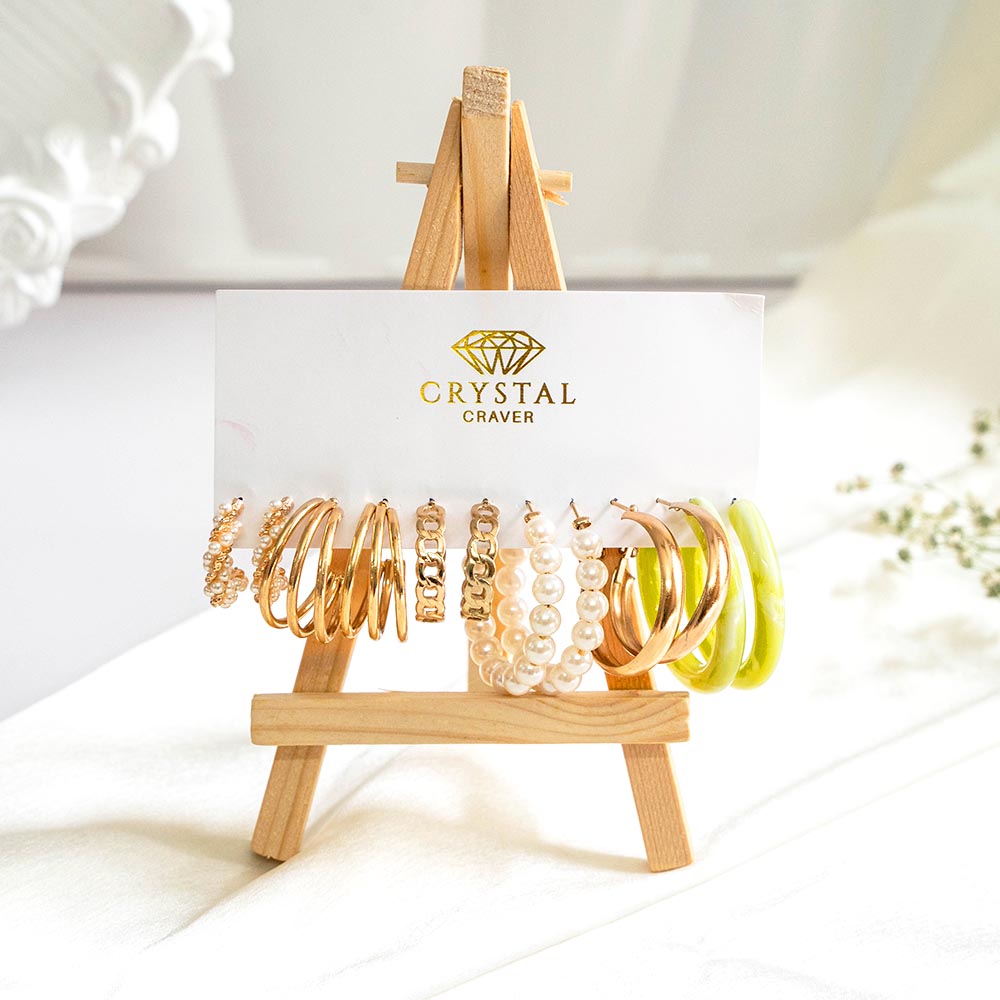 Hetro Hoops Earring Set Of 6