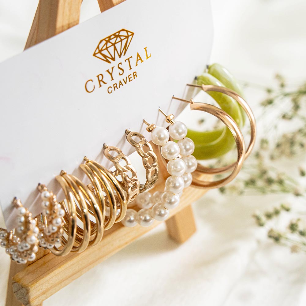 Hetro Hoops Earring Set Of 6