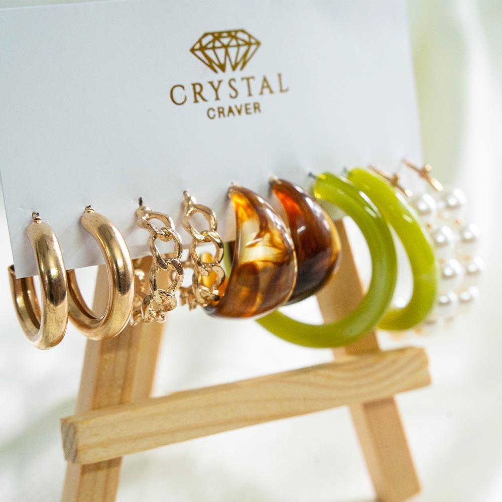 Hetro Hoops Earring Set Of 6