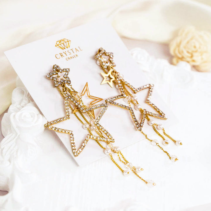 Stardust Tassel Earrings