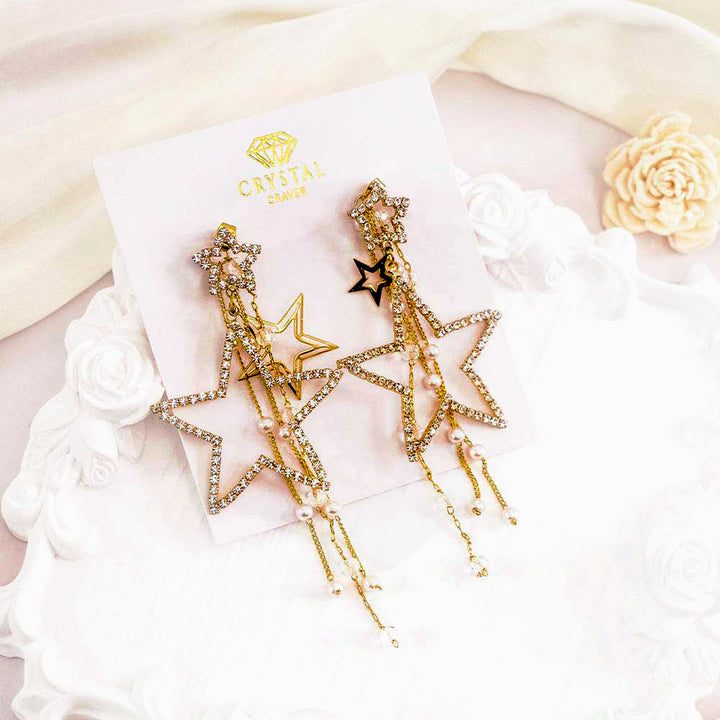 Stardust Tassel Earrings