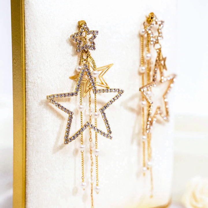 Stardust Tassel Earrings