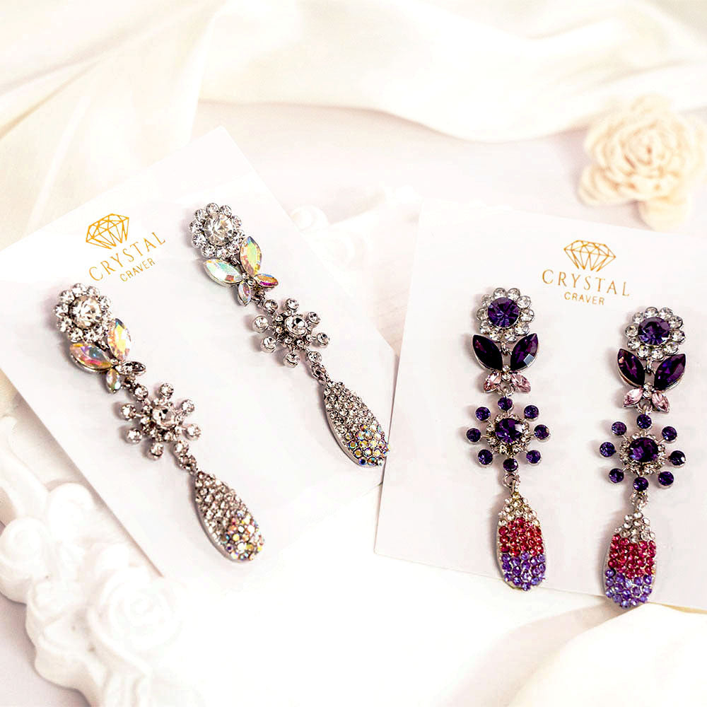 Treasure Statement Crystal Earrings