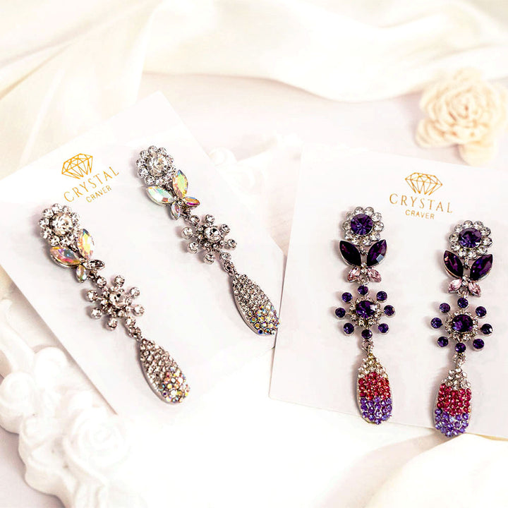 Treasure Statement Crystal Earrings