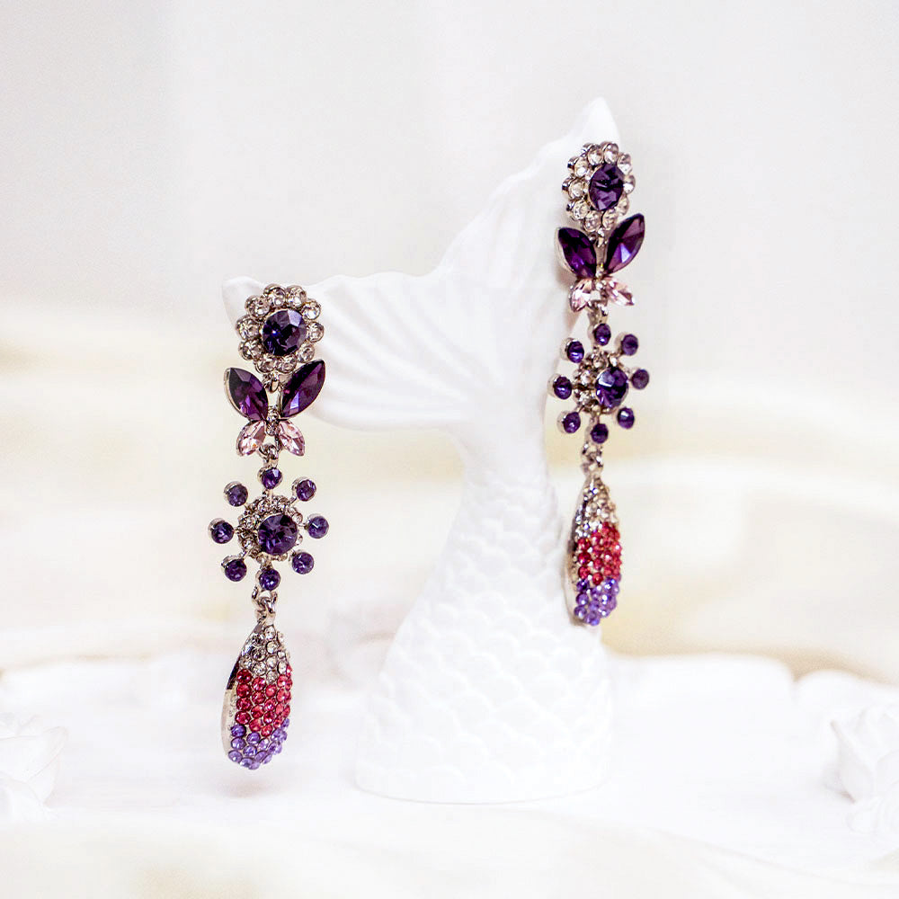 Treasure Statement Crystal Earrings
