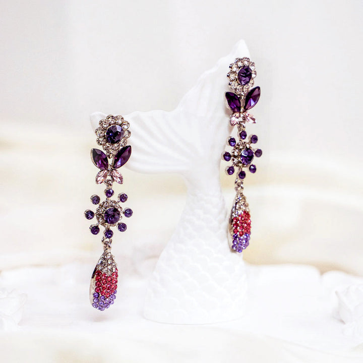 Treasure Statement Crystal Earrings