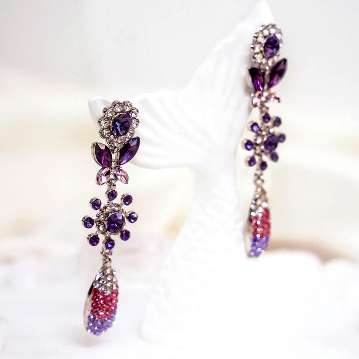 Treasure Statement Crystal Earrings