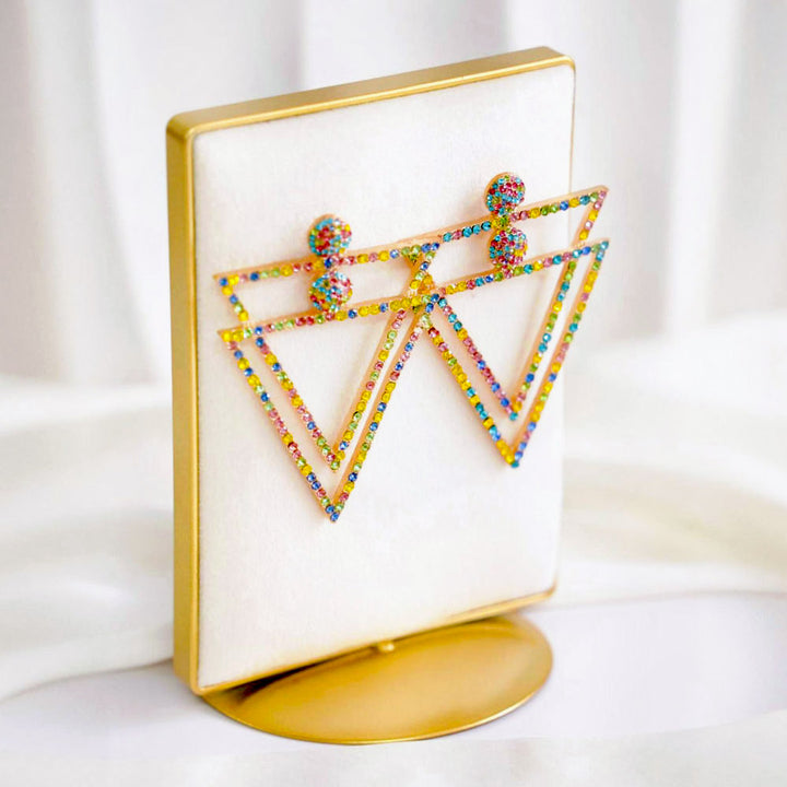 Trendsetter Crystal Earrings