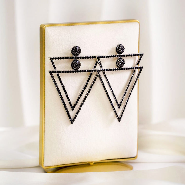 Trendsetter Crystal Earrings