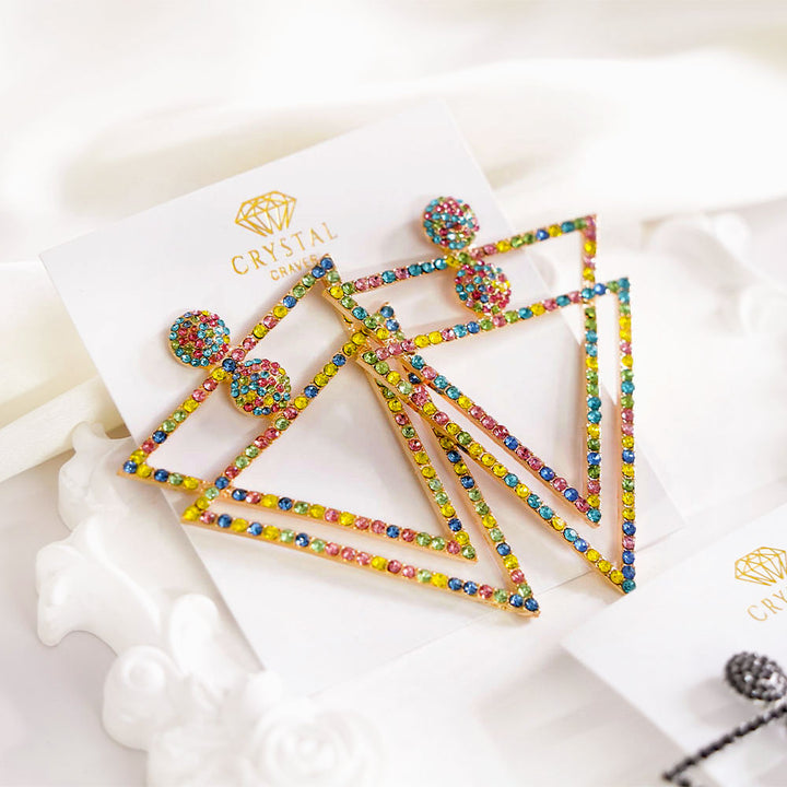 Trendsetter Crystal Earrings